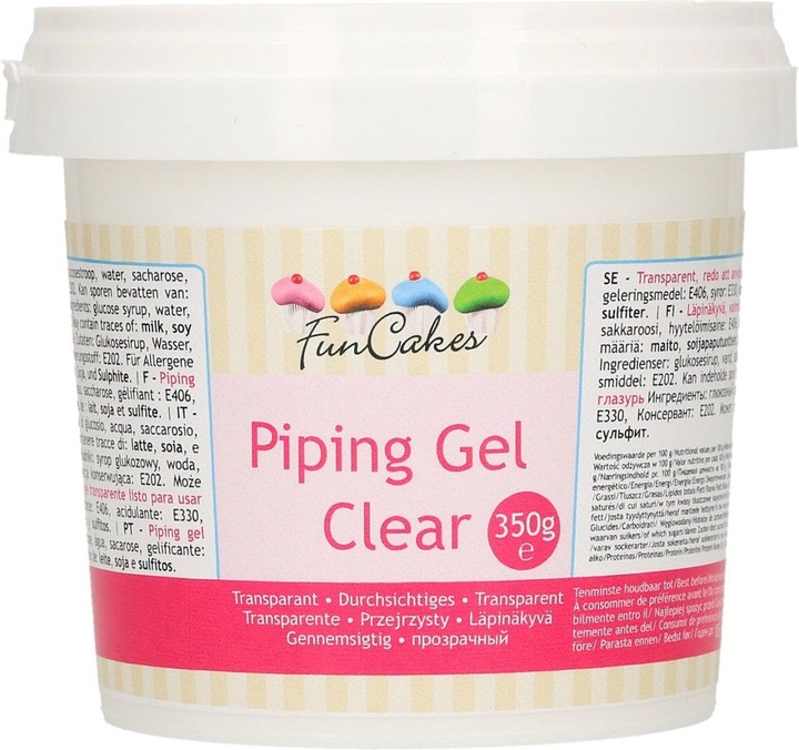 Image du produit FunCakes Piping Gel Neutre 350g (1 x)