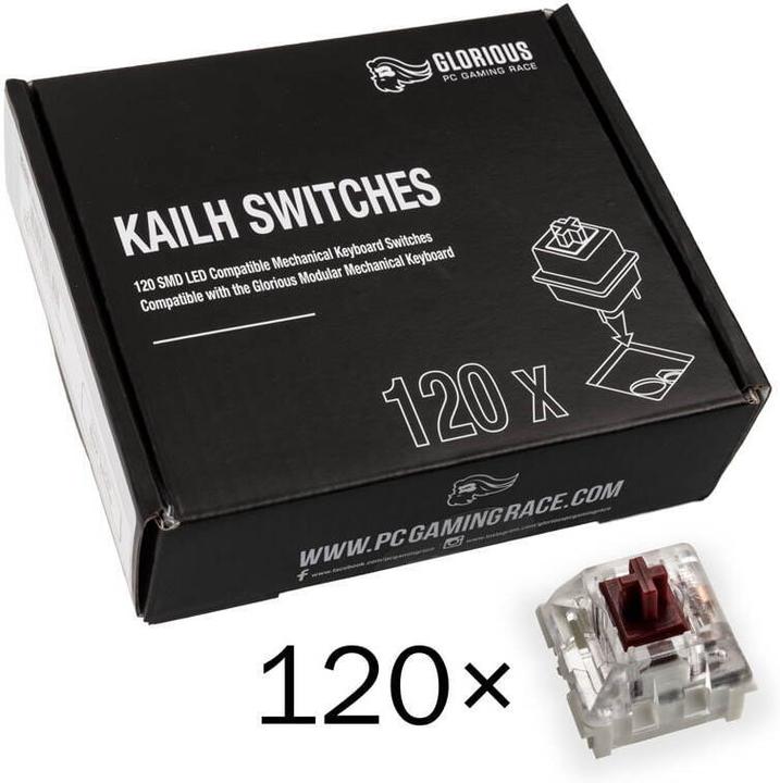 Productafbeelding Glorious PC Gaming Race Kailh snelheidskoperschakelaars (120 stuks)