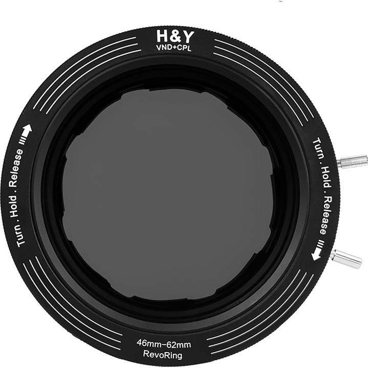 Produktbild H&Y REVORING ND3-1000+CPL Filter MkII 46-62mm (62 mm, ND- / Graufilter, 62 mm)