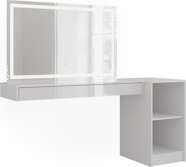Produktbild Vicco Schminktisch Sherry, Weiss, 120 cm 3 Teile (120 x 40.10 x 76 cm)