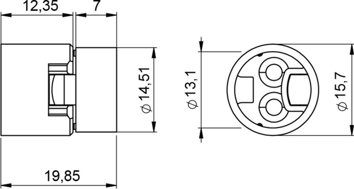 Produktbild L&S Anbaugehäuse zu Bewegungsmelder