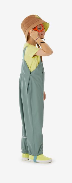 Produktbild Quechua Regenhose Latzhose Kinder wasserdicht Wandern - MH900 grün (104)