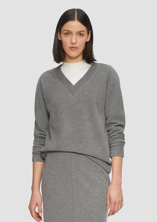 Actual product image S.Oliver Sweatshirt Weiches Sweatshirt mit V-Ausschnitt (38)