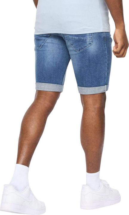 Actual product image Crosshatch Mens Riptrey Abraised Denim Scratch Shorts (36)