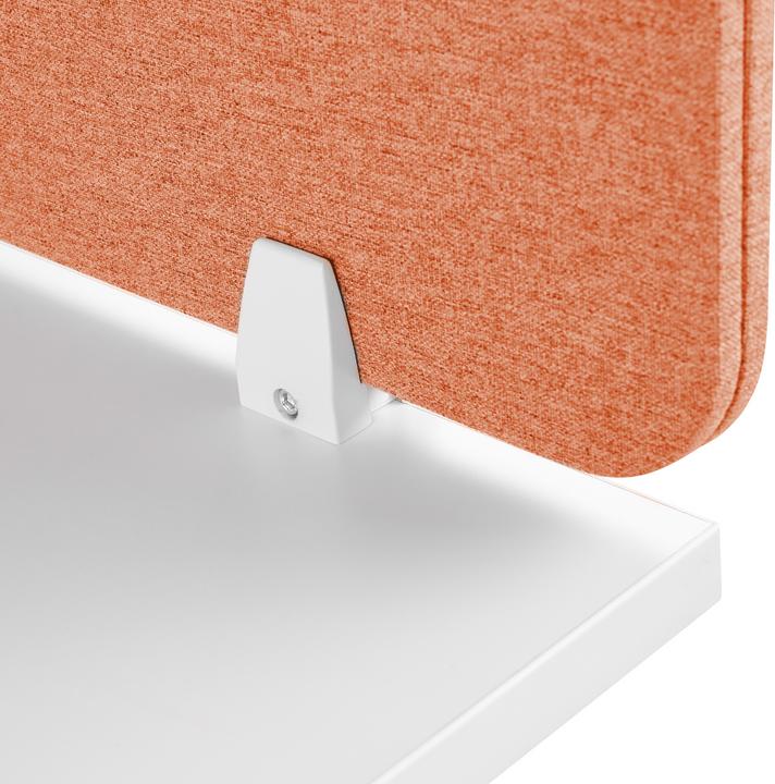 Image du produit Beliani Cloison de bureau rouge clair 160 x 40 cm WALLY (160 x 40 cm)