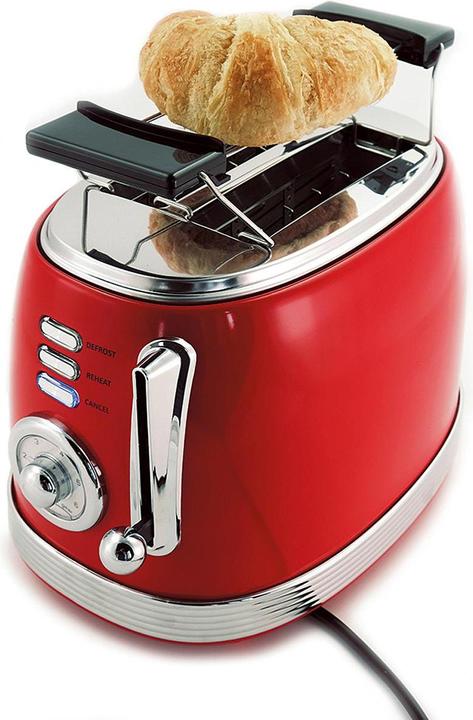 Actual product image Korona 2 slice toaster retro red 21668
