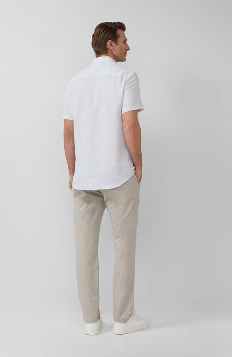 Immagine prodotto S.Oliver Hemd Tailored Fit: Strukturiertes Kurzarmhemd aus Leinemix (40)