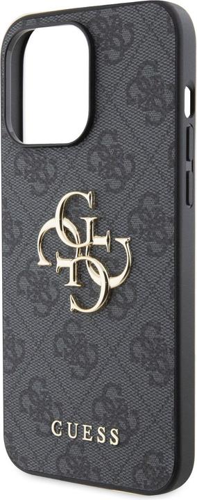 Image du produit Guess PU 4G Métal Logo Case pour Apple iPhone 15 Pro Max - noir (Apple iPhone 15 Pro Max)