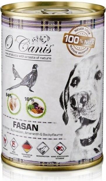 Produktbild O'Canis O'CANISDosen-Nassfutter - Fasan mit Karotten - 400 g (Senior, Adult, Junior, 1 Stk., 400 g)