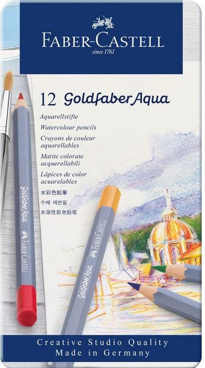 Faber-Castell Goldfaber watercolour pencils (Multicoloured, 12 x)