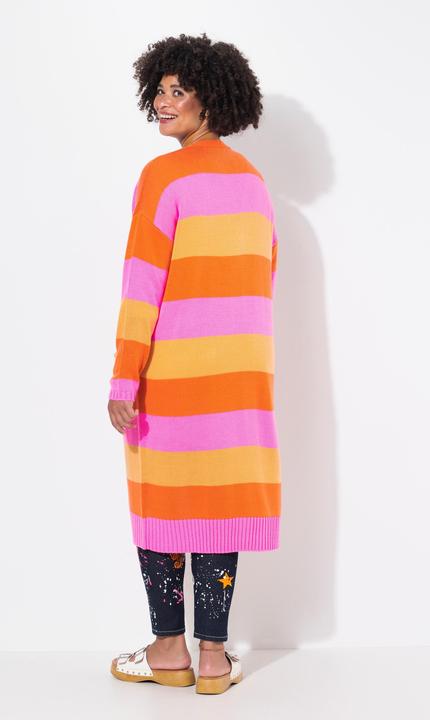 Actual product image Angel of Style Long cardigan with block stripes (50, 52)