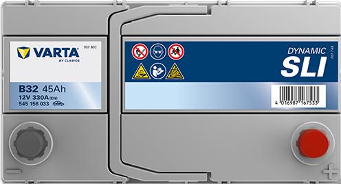 Produktbild Varta Blue Dynamic B32 (12 V, 45 Ah, 330 A)
