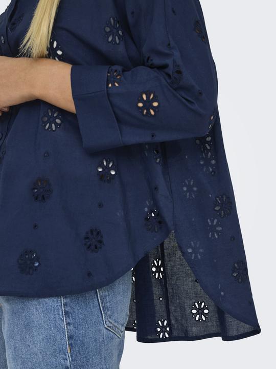 Produktbild Only Onlnew Lina Grace Ls Brod Angl Shirt Wvn (XL)