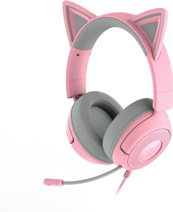 Actual product image Razer Kraken Kitty V3 X - Quartz (Cable)