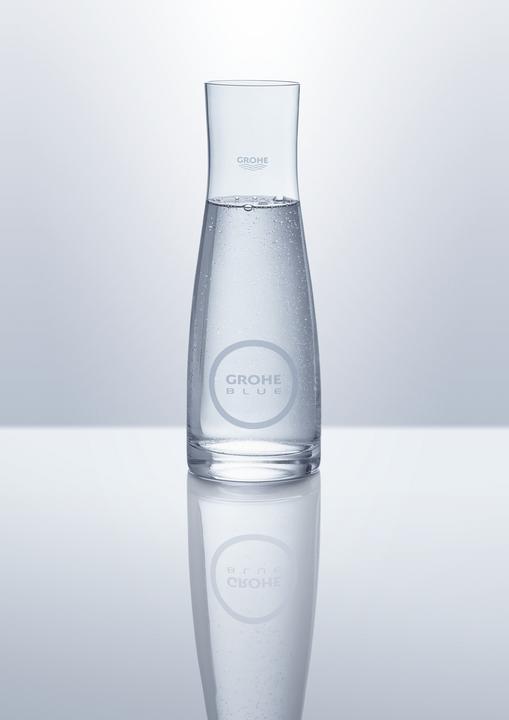 Actual product image Grohe Glass carafe BLUE crystal glass, 1 l, with lid set (1 l)