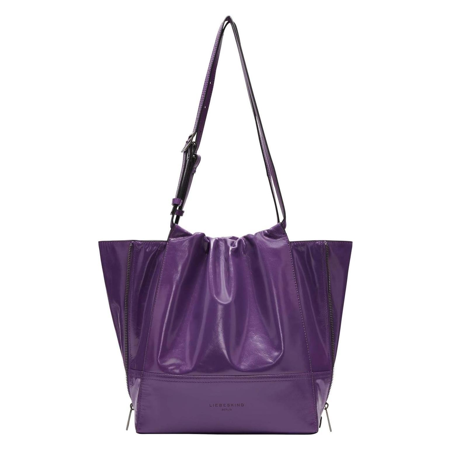 Liebeskind Berlin, Damen, Tasche, Shopper Geräumiger Shopper In Crinkle-Optik, Violett