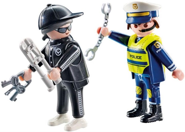 Actual product image Playmobil Policeman and burglar (71804, Playmobil Figures)