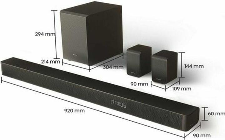 Productafbeelding Hisense AX5100G (340 W, 5.1 kanalen)