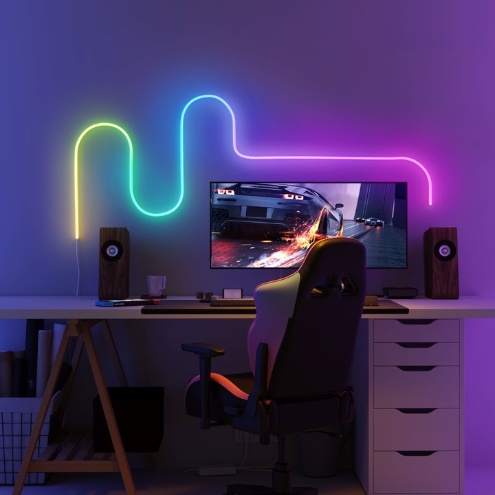 Produktbild Govee RGBIC Neon Rope Light (RGBIC, 200 cm, Indoor)