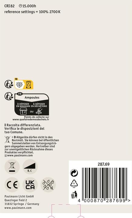 Actual product image Paulmann Inner Shape (E27, 400 lm, 1x)