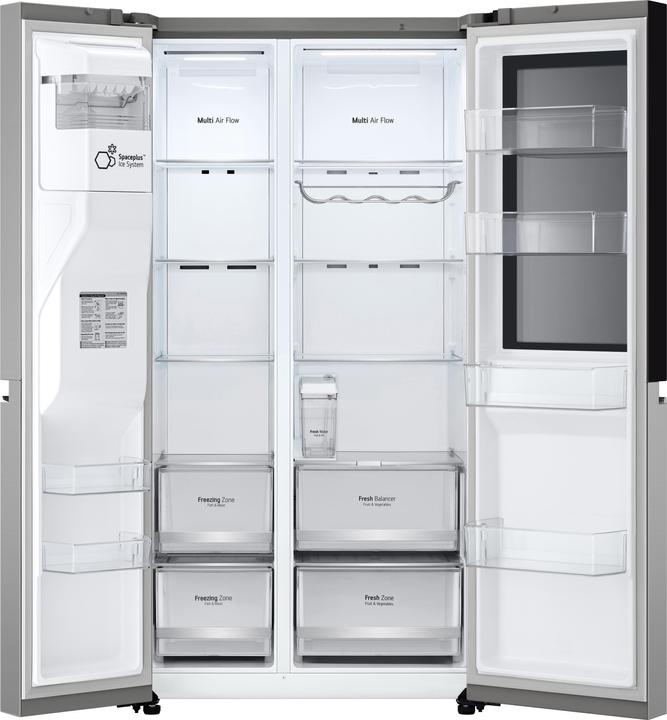 Immagine prodotto LG GSGV81PYLL Frigorifero Side-by-Side InstaView, Classe E, 635L, Wi-Fi, Senza allaccio, Door Cooling (635 l)