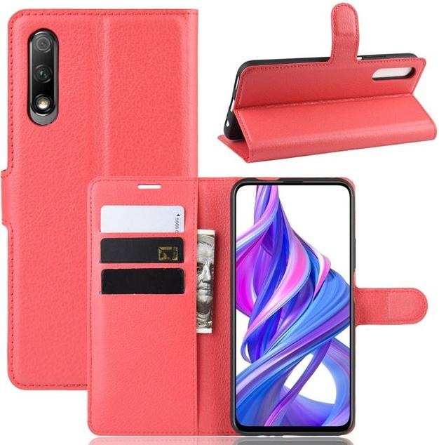 Produktbild MU Classic Litchi Leder Bookcover Series (Honor 9X)