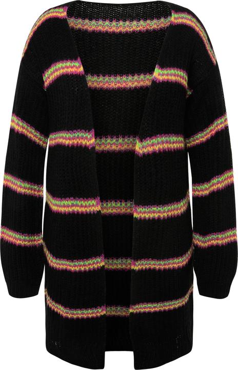 Produktbild Miamoda Strickjacke, Ringel, offene Form, Langarm (48)