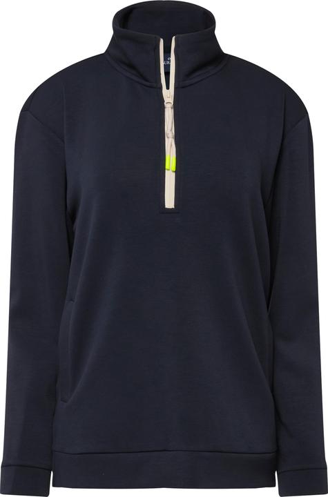 Produktbild Laurasøn Sweatshirt, Troyerkragen, Langarm, Seitenschlitze (M)