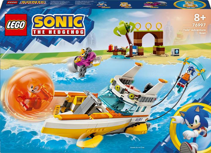 Produktbild LEGO Tails’ Abenteuerboot (76997, LEGO Sonic)