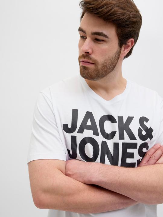 Produktbild Jack & Jones Logoprint Plus size T-shirt (4XL)