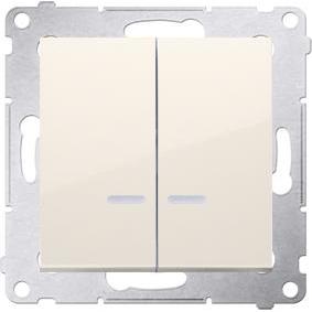 Kontakt DW5BL.01/41, Taster + Schalter, Weiss