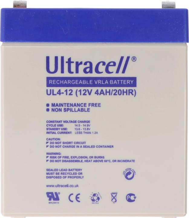 Produktbild Ultracell Akku UL4-12 AGM Blei Gel (12 V, 4 Ah)