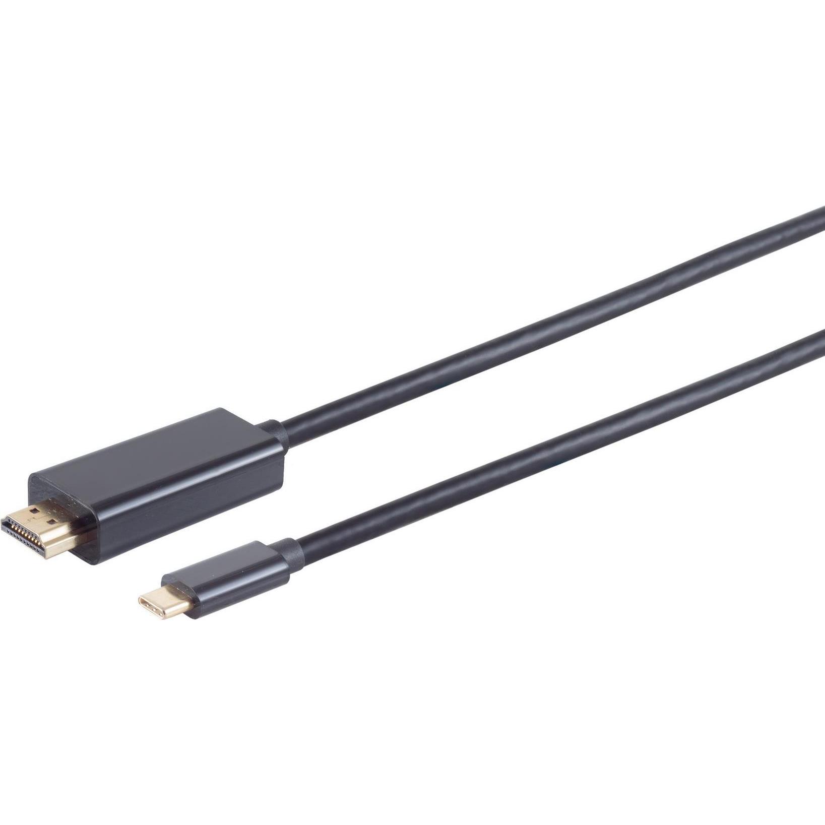 Shiverpeaks S/CONN maximum connectivity Displayportkabel-USB Typ C Stecker auf Displayport Stecker, 8K60Hz, 1,0m (1 m, D...