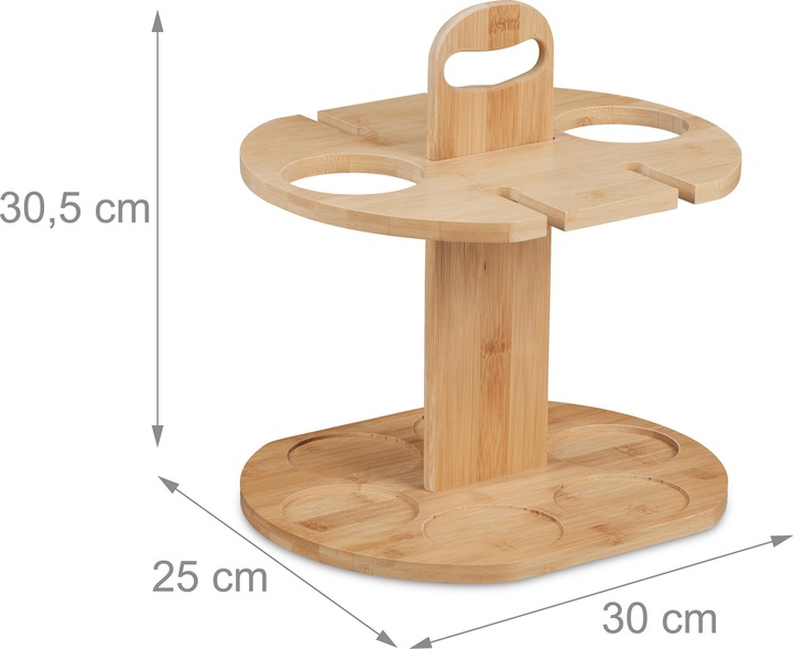Actual product image Relaxdays Wine butler (30 x 25 x 30.5 cm)