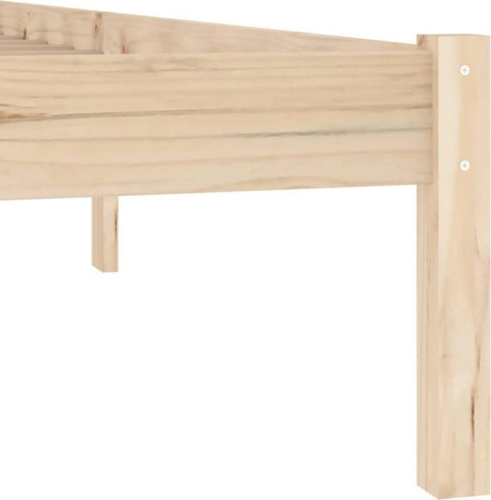 Actual product image vidaXL Bett ohne Matratze Kiefer (100 x 190 cm)