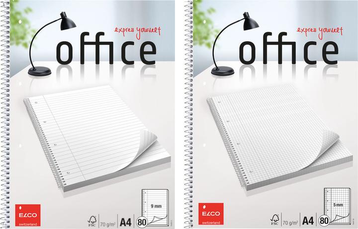 Actual product image Elco College notebook (A4, Checked, Soft cover)