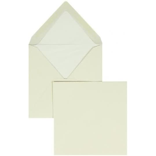 Blanke, Briefumschlag, Briefumschläge 164x164mm 100g/qm gummiert VE=100 Stück chamois (100 x)