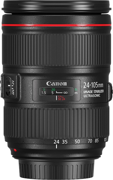 Canon EF 24-105mm f/4 L IS II USM (Canon EF, Plein format)
