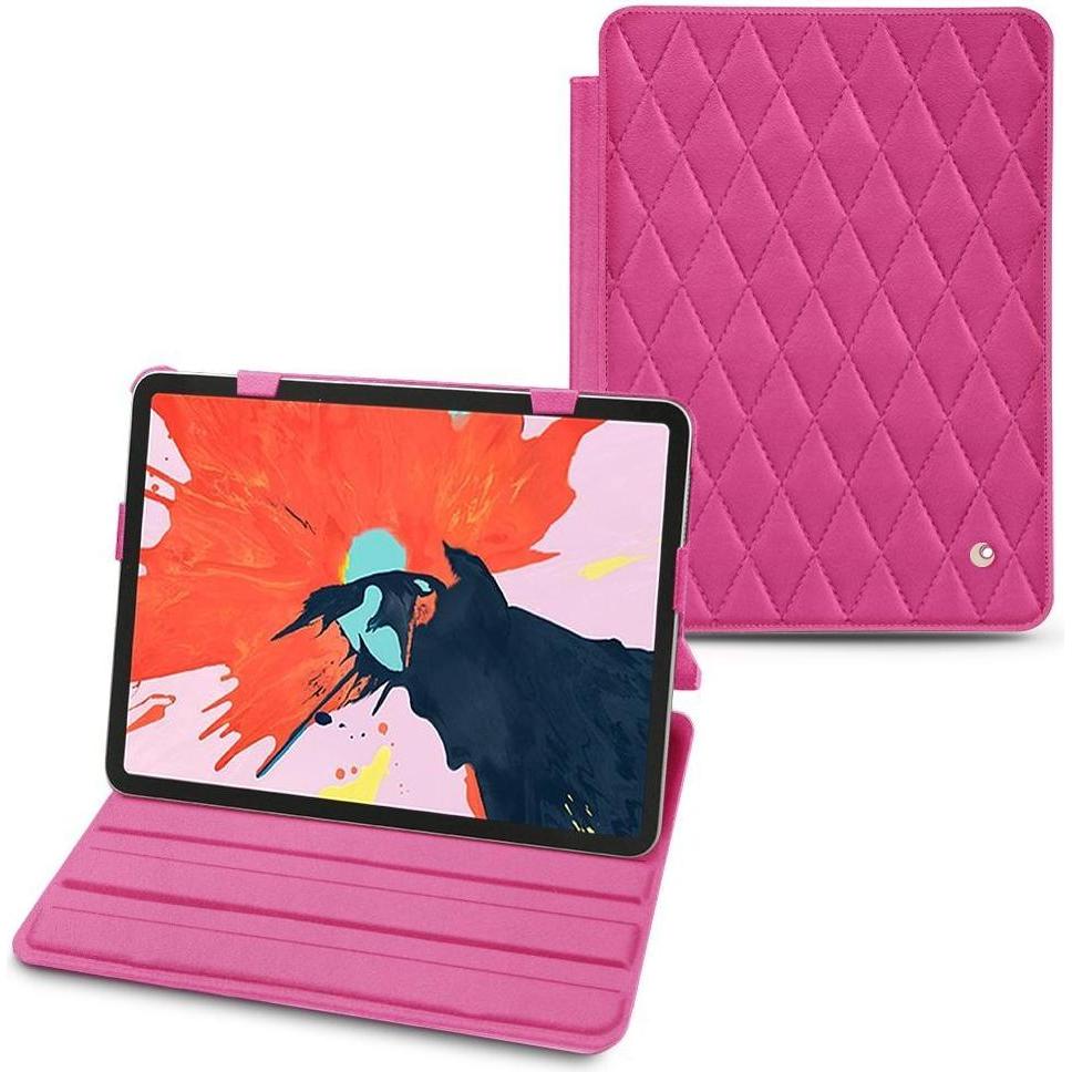 Noreve Lederschutzhülle horizontal (iPad Pro 11 2018 (1. Gen)), Tablet Hülle, Rosa
