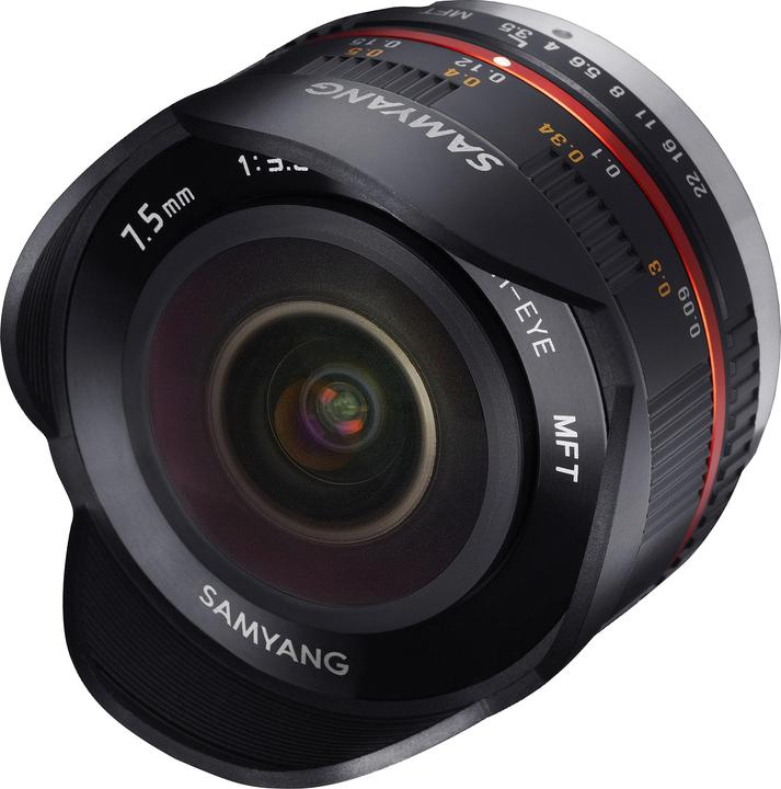 Image du produit Samyang 7.5mm f/3.5-22 MFT (Micro Four Thirds, APS-C / DX)