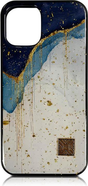 Immagine prodotto RPD iPhone 12 Mini - TC Case D52 cover Golden Wave, blu e bianco con accenti dorati (Apple iPhone 12 mini)