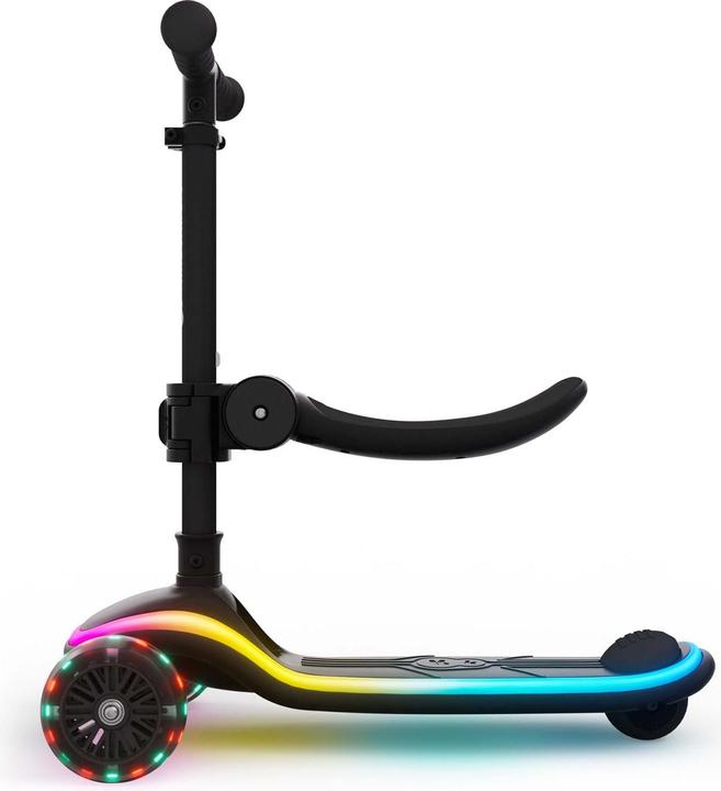 Produktbild KinderKraft Three-wheeled LED scooter black