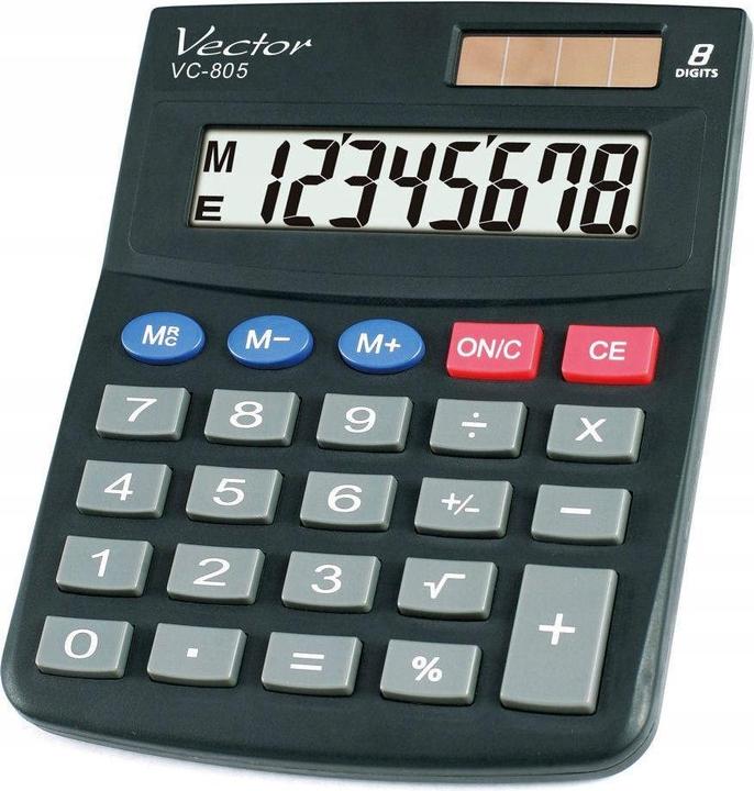 Actual product image Vector Kalkulatorius 3724 KAV VC-805 (Batteries, Solar cells)
