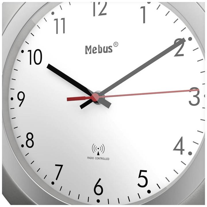 Produktbild Mebus 19448 Funk-Wanduhr (30 cm)