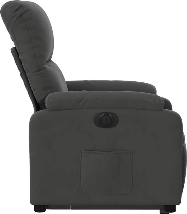 Actual product image VidaXL Relaxing armchair stand-up aid electric microfibre fabric