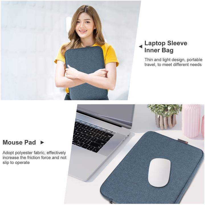 Produktbild König Design Universal Notebook Tablet Tasche 11 - 16,7 Zoll Tasche Hülle Laptop Case Cover (16.70", Apple, Dell, HP, Lenovo)