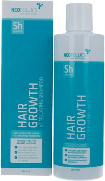 Neofollics Hair Growth Stimulating Shampoo Promotes Hair Growth and Prevents Hair Loss 250ml (250 ml, Flüssiges Shampoo)