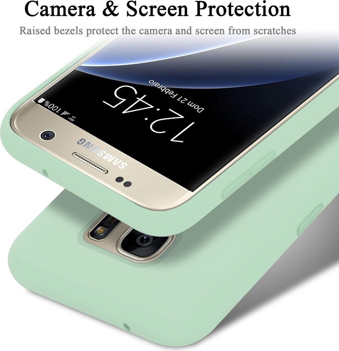 Produktbild Cadorabo TPU Liquid Silicone Case Cover (Samsung Galaxy S7)