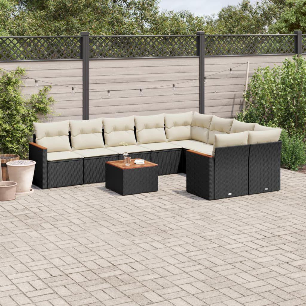 Thumbnail - VidaXL, Gartenlounge, 10-tlg. Garten-Lounge-Set mit Kissen