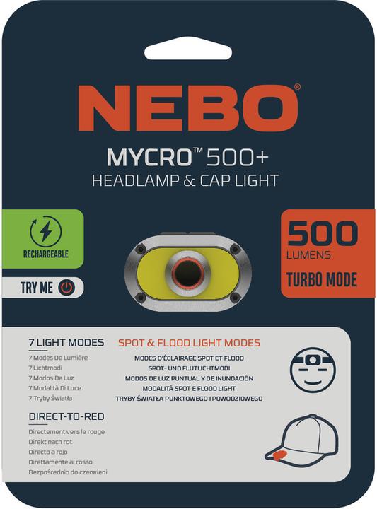Produktbild Nebo MYCRO 1500 LED-Stirnlampe (500 lm)